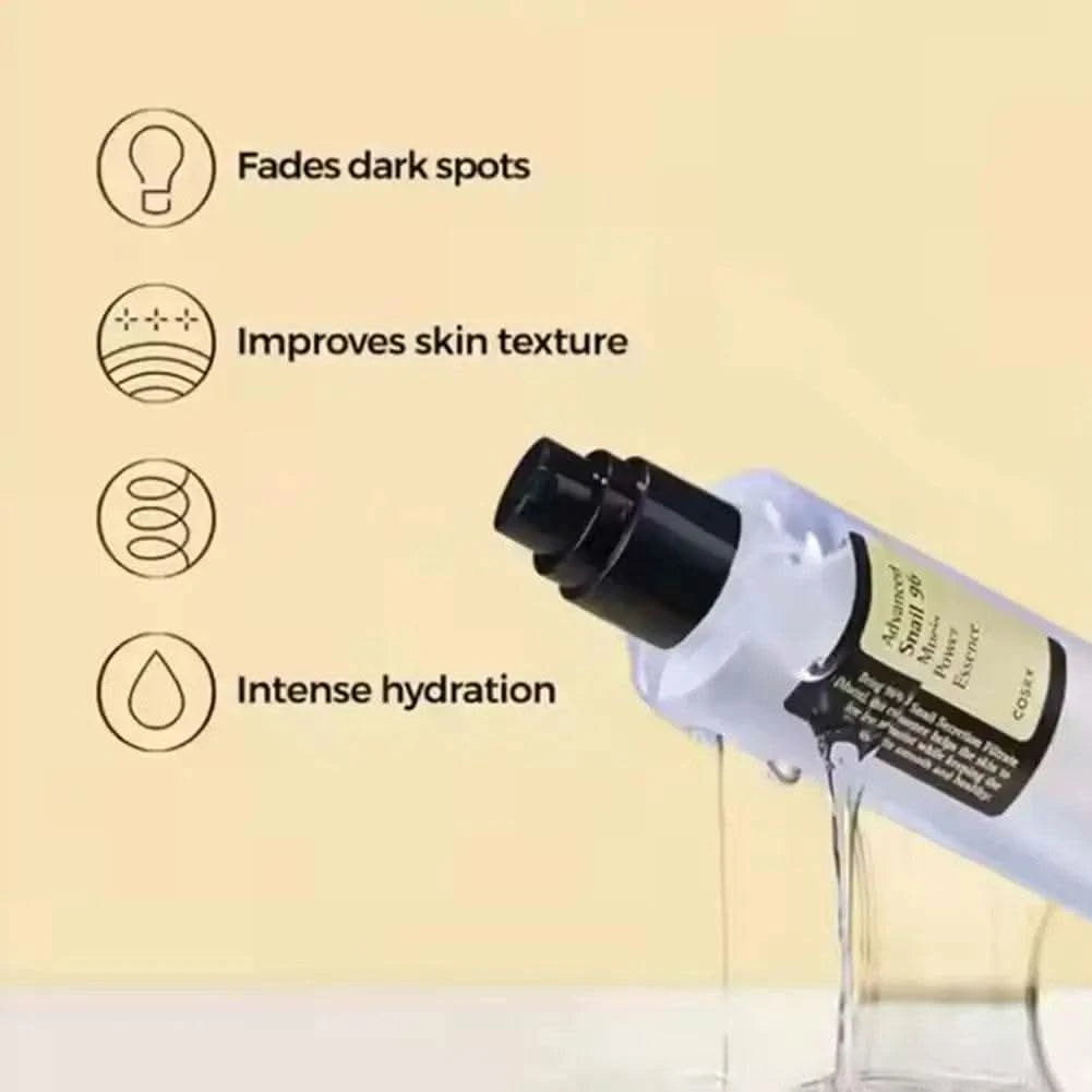 Advanced Snail 96 Mucin Power Essence/Cleanser/Cream Moisturizing Smoothing Nourishing Korean Cosmetics Facial Skin Care Product - M & M Global