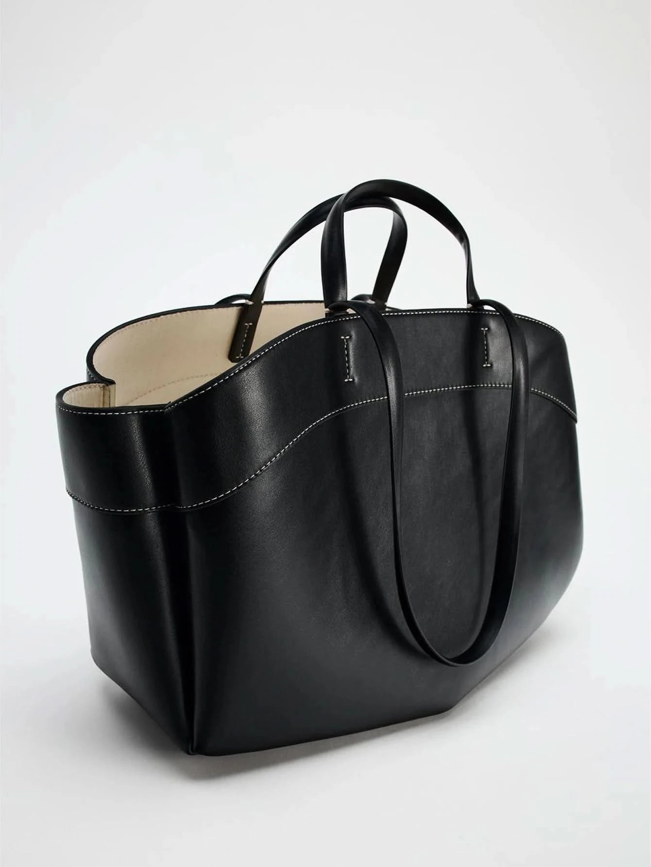 Women Tote Bag Underarm Pouch Large Capacity Pu Leather Shoulder Bag Retro Crossbody Bag Casual Portable Bucket Bags Handbag - M & M Global