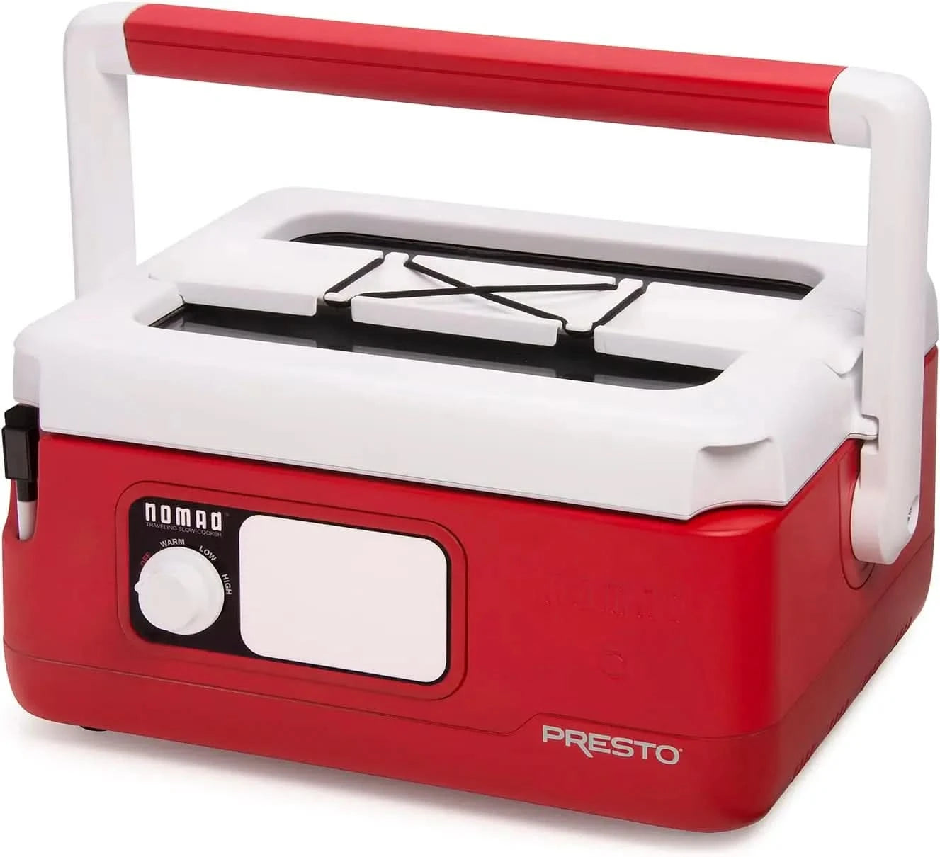 06016 6-Quart Nomad Traveling Slow Cooker, Locking Lid, Dry Erase Board, Green - M & M Global