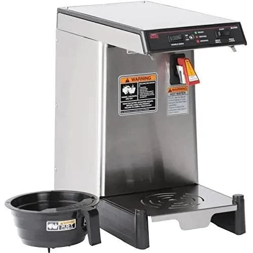 WAVE15-S-APS, Silver Thermal Server Coffee Brewer, Silver - M & M Global
