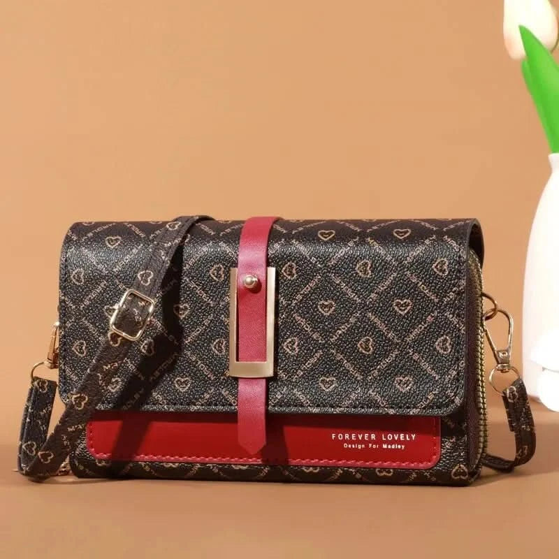 Mini Women's Wallet Handbag Multi Card Large Capacity Casual Shoulder Bag Mobile Phone Packet Fashion New Style Crossbody Wallet - M & M Global