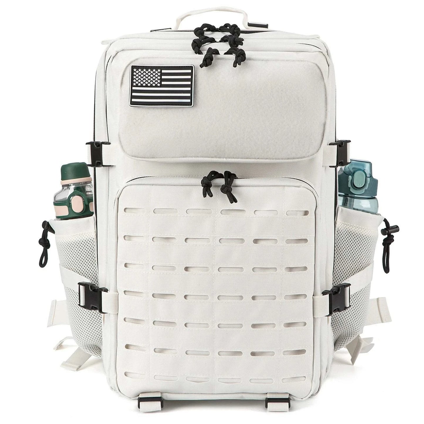 25L/45L Tactical Backpack for Men and Women Outdoor Survival Bug Out Bag Small School Rucksack Hking with Bottle Holder - M & M Global