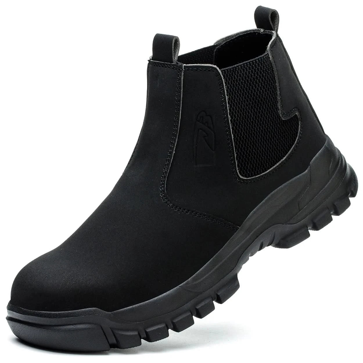 Waterproof Men's Safety Work Boots Steel Toe Shoes Anti Impact And Anti-Puncture Outdoor Adventure Hiking Protective Boots