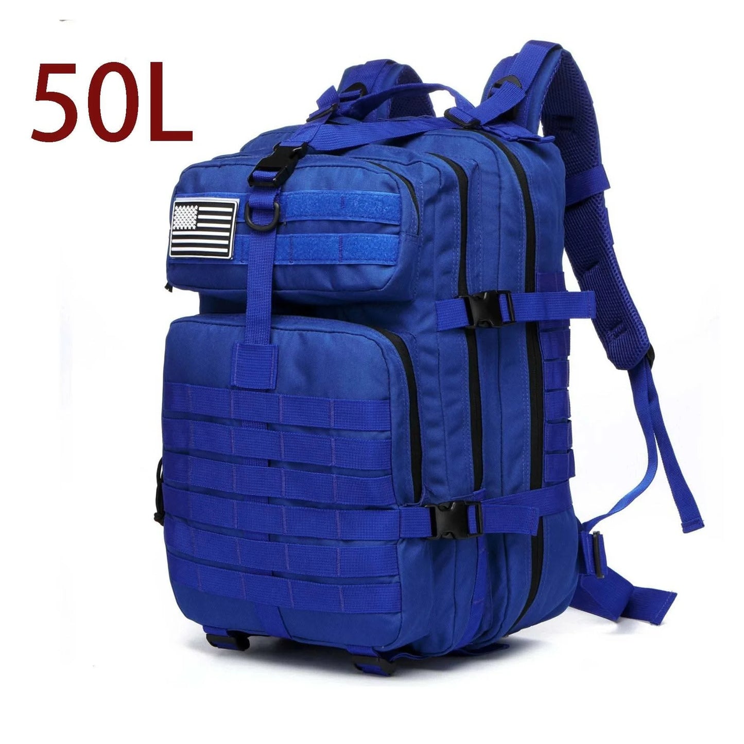 25L/50L Sturdy Nylon Waterproof Tactical Sports Trekking Fishing Hunting Camping Hiking Bag Backpack Outdoor Rucksacks - M & M Global