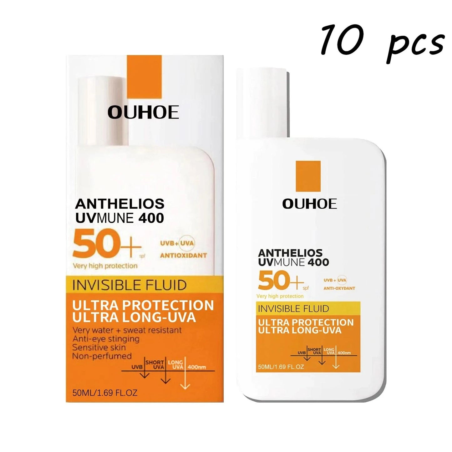 OUHOE Anti-uv Cream Protect Skin Nourishing Moisturizing Repair Damaged Skin Natural Sunscreen Lotion For Summer Beach Outdoors - M & M Global