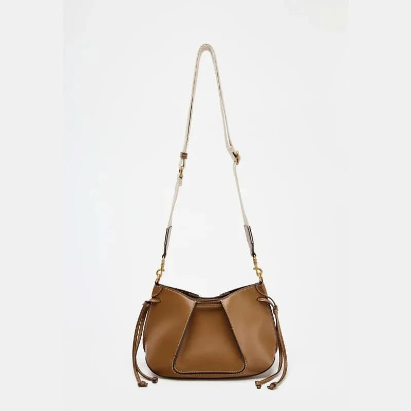 PLEATED MINI BAG, Women's Solid Color Simple Shoulder Bag, Fashionable Small Crossbody Purses, Luxury Design Handbag - M & M Global