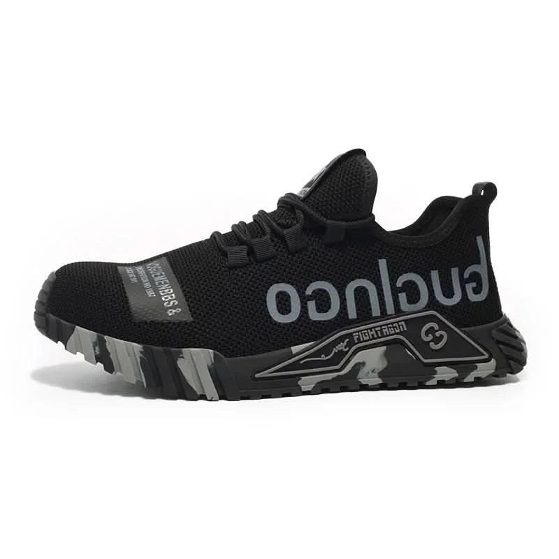 Soft-soled comfortable anti-smash and anti-puncture safety shoes