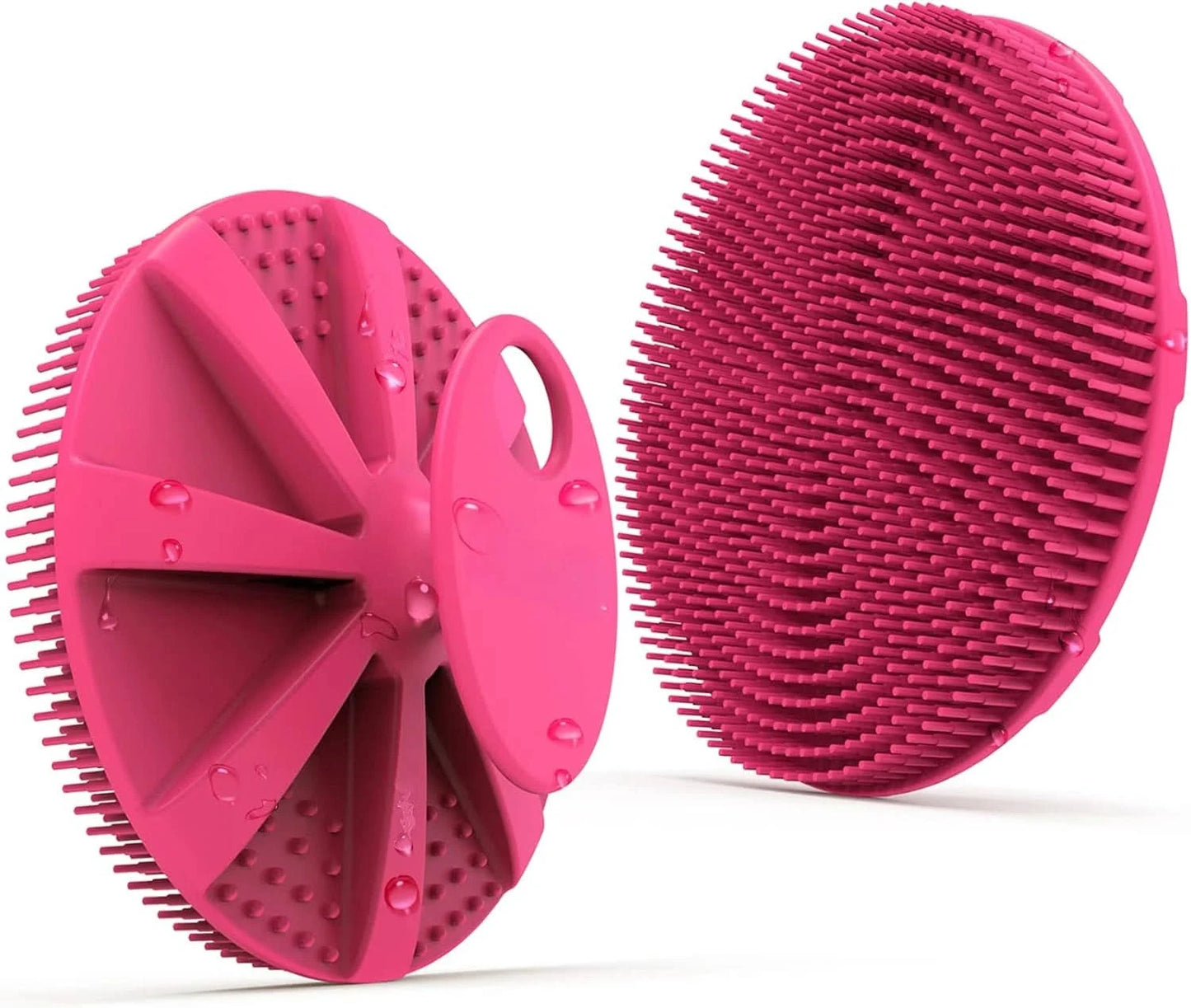 Silicone bath machine bath brush, more hygienic than traditional loofah, rich foam, long-lasting, gentle exfoliation - M & M Global