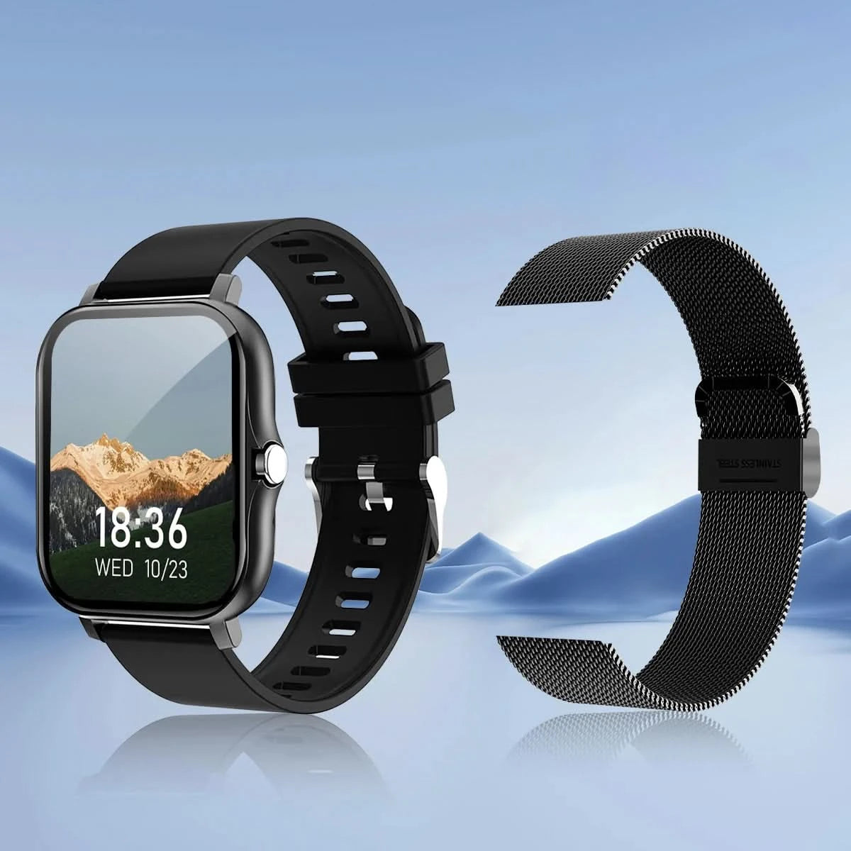 Smart watch wireless calling/dial Sport mode calling reminder and rejection fitness monitoring for iPhone/Andriod - M & M Global