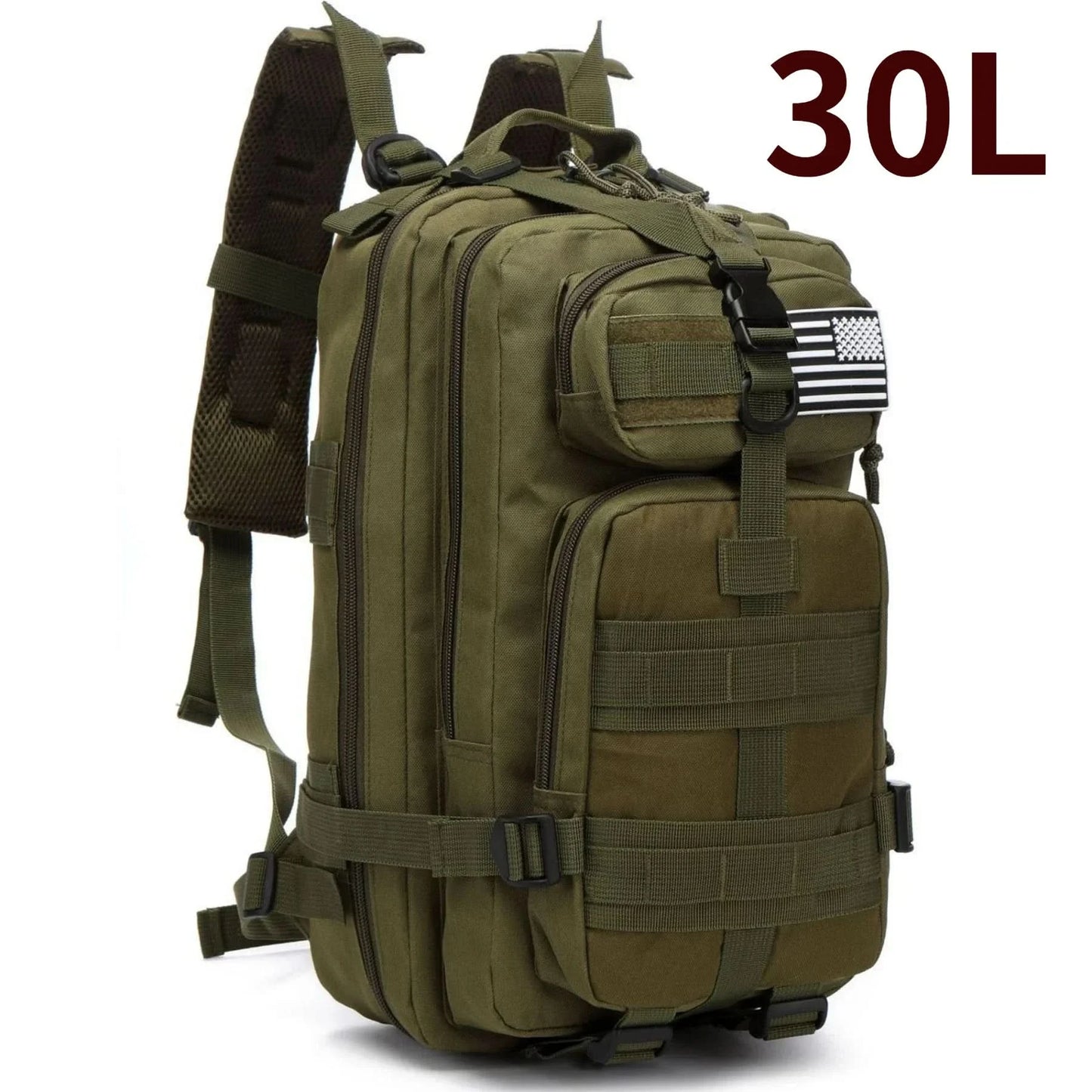 30L/50L 1000D Nylon Waterproof Trekking Fishing Hunting Bag Backpack Outdoor Rucksacks Tactical Sports Camping Hiking - M & M Global