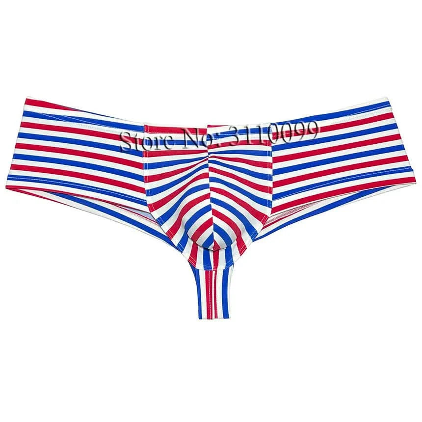 Men's Mini Cheek Boxers Half Hip Brazilain Bikini Swim Briefs Boy Underwear - M & M Global