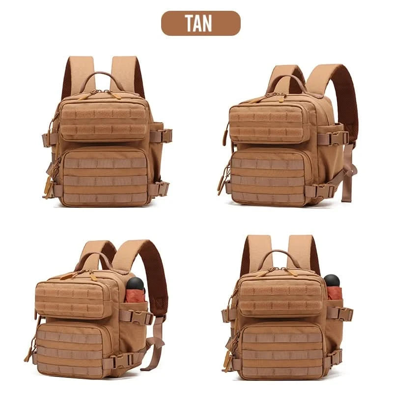 New Camping Hiking Backpack Tactical Molle 900D Men&Women School Bag Outdoor Gym Ruckdack Shoulder Pack with Dual Cup Holder - M & M Global