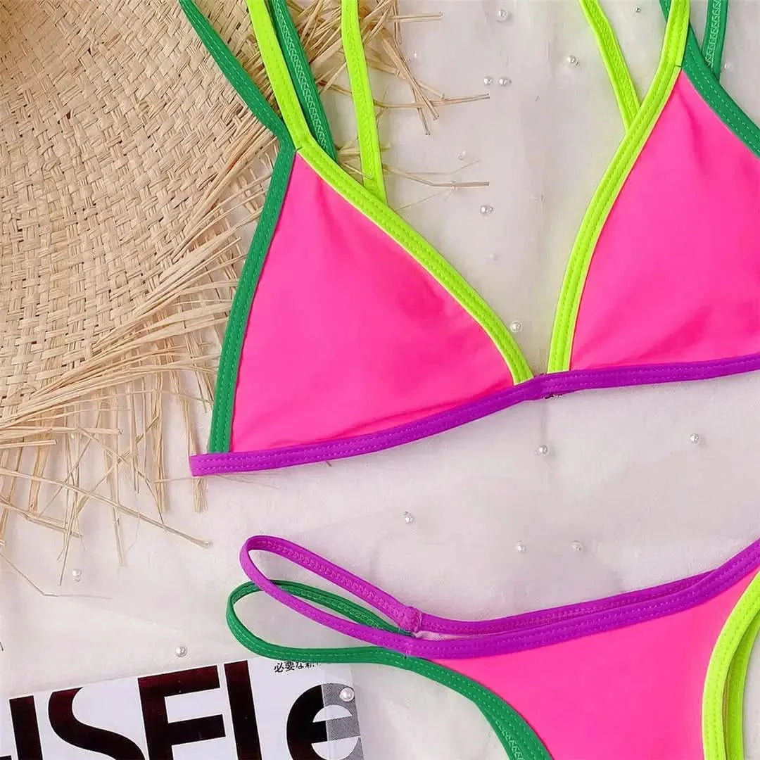 Oiinaa Bathing Suit Women Bikinis Set Sexy Swimsuit Beachwear Bikini Sets Summer Beach Swimwear Bathing Suit Female Biquinis - M & M Global