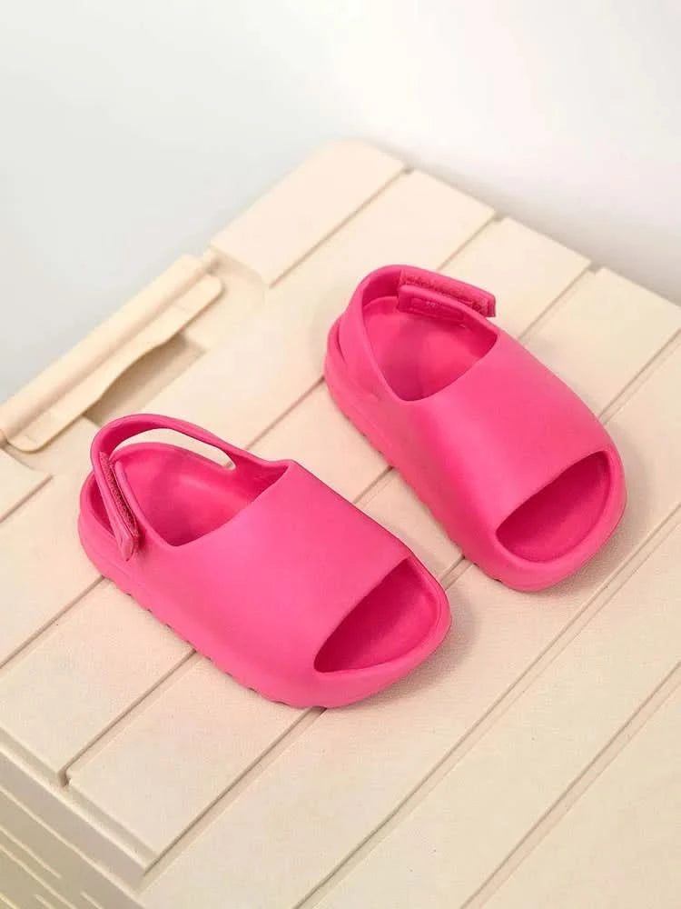 Fashionable and minimalist children's sandals with EVA soft sole suitable for boys and girls beach shoes and river tracing shoes - M & M Global