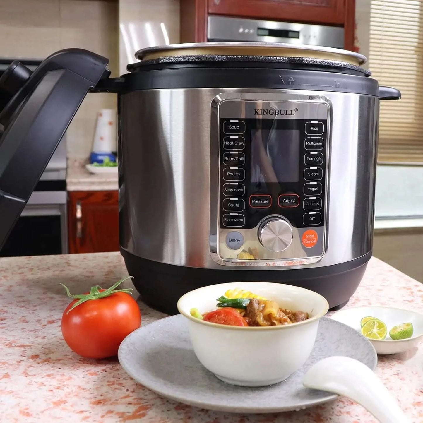 12-in-1 Electric Pressure Cooker, Slow Cooker, Rice Cooker, Steamer, Sauté, Yogurt Maker & Warmer, One-Touch Programs,Support DI - M & M Global