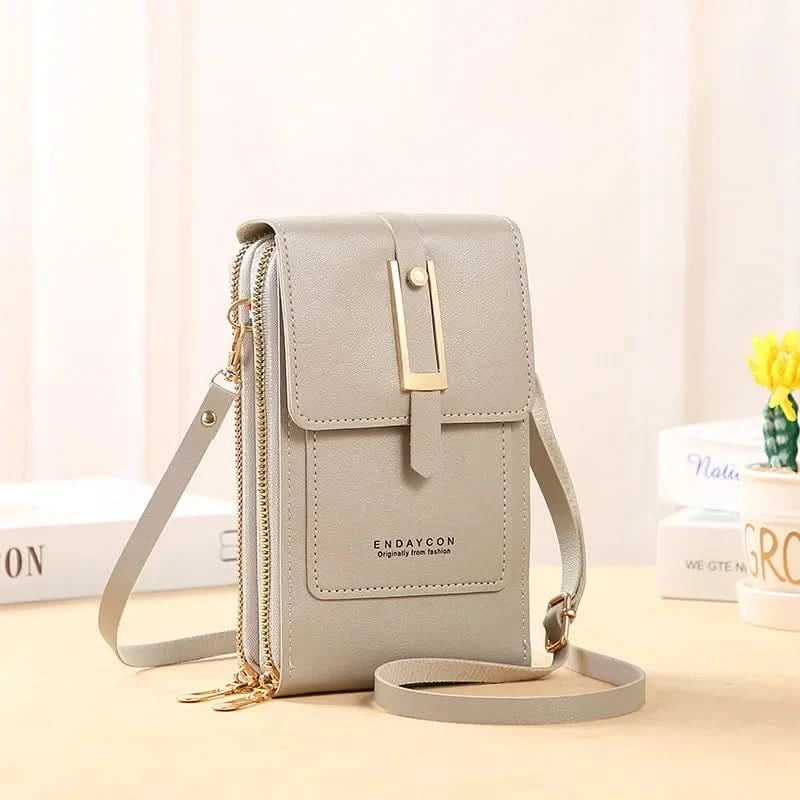 Touch Screen Cell Phone Messenger Bags Women Purse and Handbag Mini Shoulder Bag Pink Small Hand Bag Crossbody for Women bolsos - M & M Global