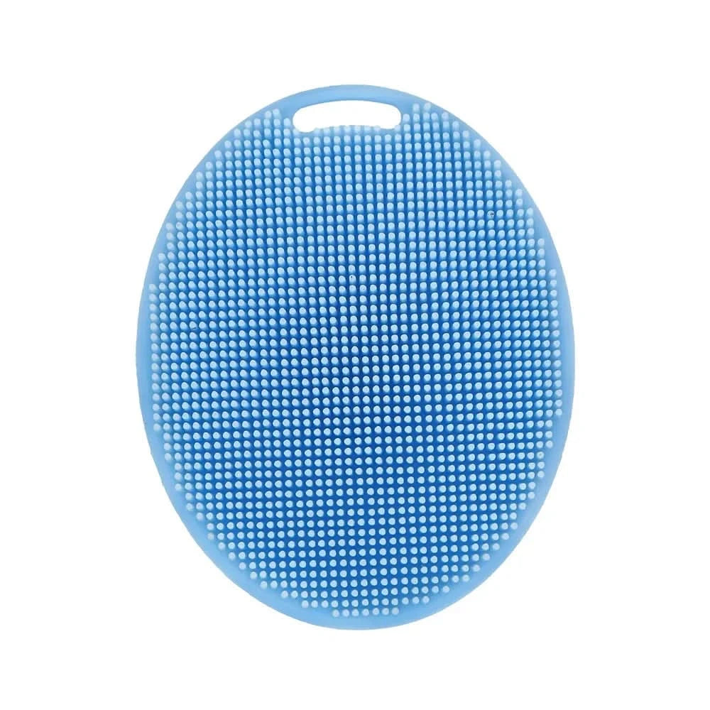 Soft Silicone Exfoliating Brush Cleanser Manual Body Cleansing Body Care Scrubber Shower Gentle Massage Silicone Face Bath Brush - M & M Global