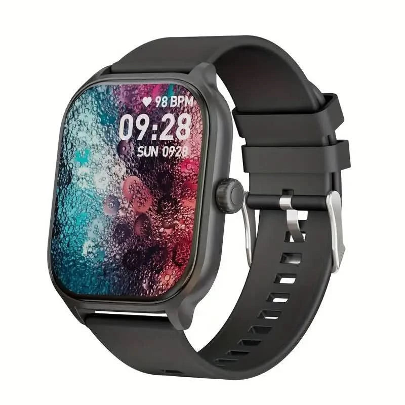 Smart watch with full touch screen, call, message reminder and other functions, suitable for men and women
