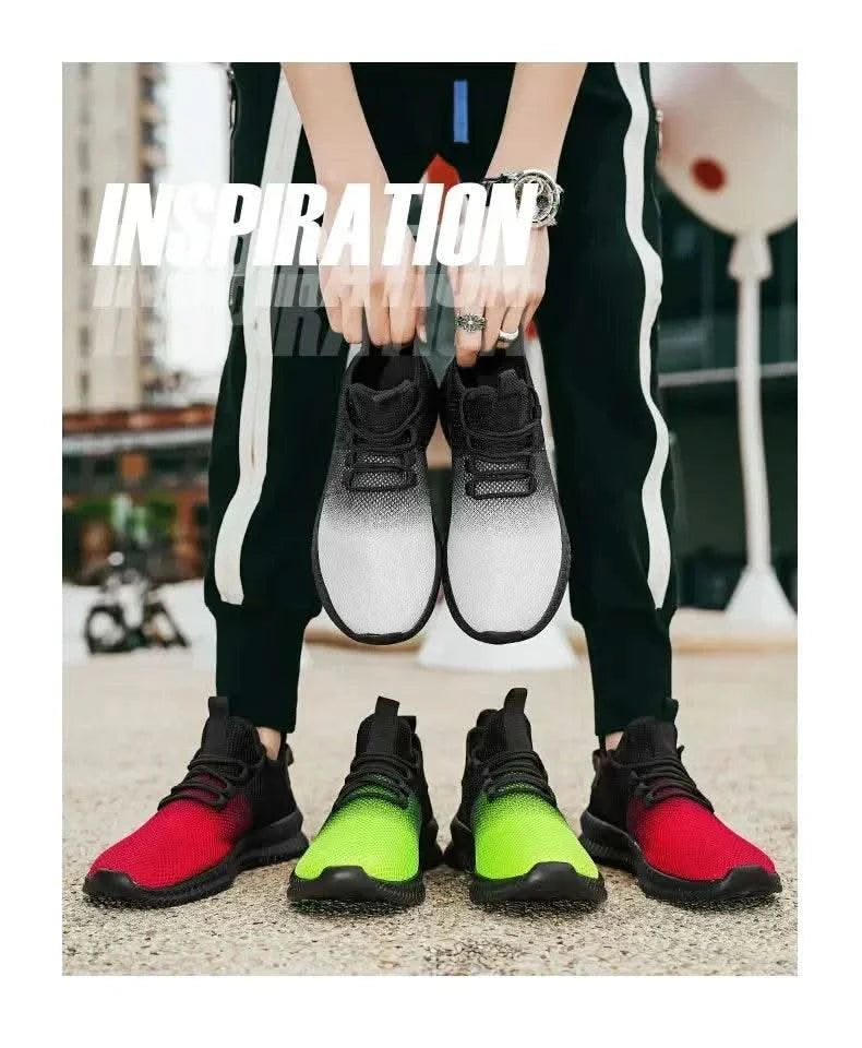 2024 Men's Sneakers Breathable Men Casual Shoes Outdoor Non-Slip Male Walking Lightweight Fashion Male Tennis Shoes - M & M Global