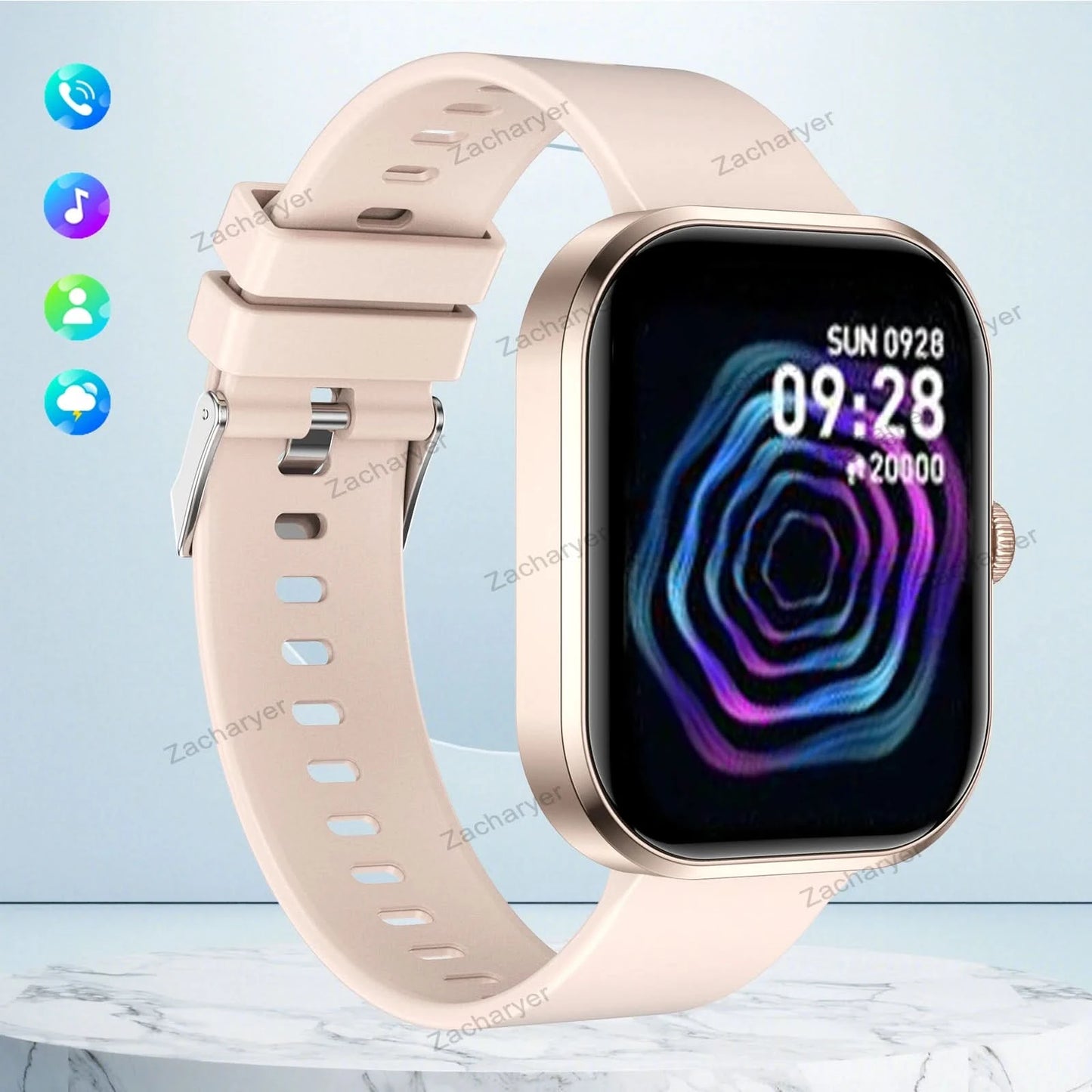 Smart Watch, Wireless Calling/dial, Multi-Sport Mode, Compatible with iPhone/Android
