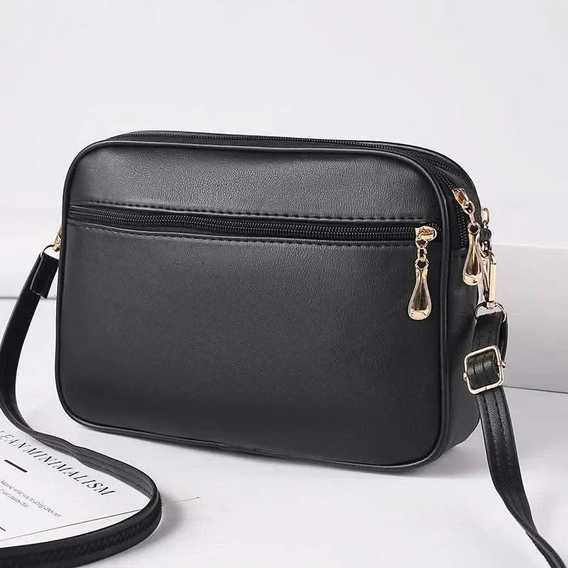 2025 Women's One Shoulder Small Square Handbag New Cross Border Foreign Trade Lingge PU Crossbody Versatile Small Messenger Bag - M & M Global