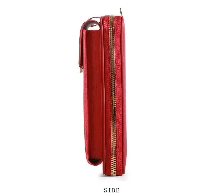 2024 New Women's Bag Mobile Phone Bag Trendy Line Simple Ladies Shoulder Bag Messenger Bag Lock Small Square Bag - M & M Global