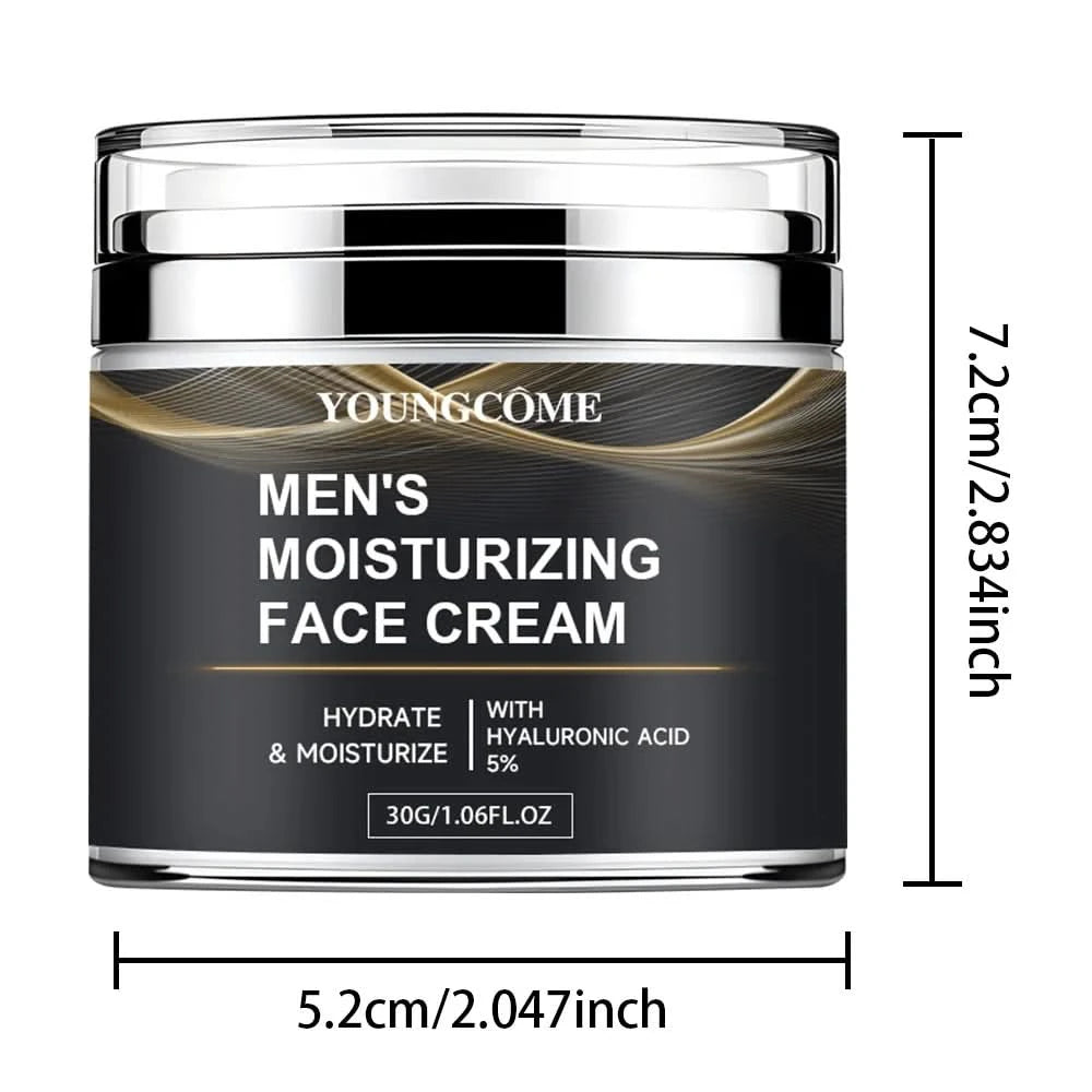 Men's Collagen moisturizing cream with retinol and vitamins, refreshing and hydrating, improves skin elasticity, day and night - M & M Global