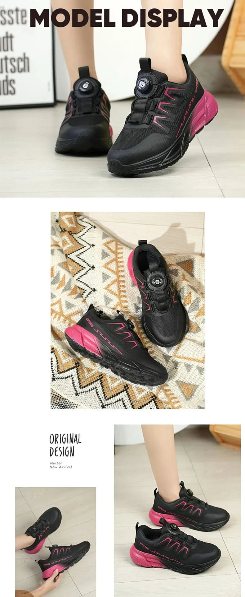 New women's anti-puncture anti-smash breathable fashion safety protection shoes