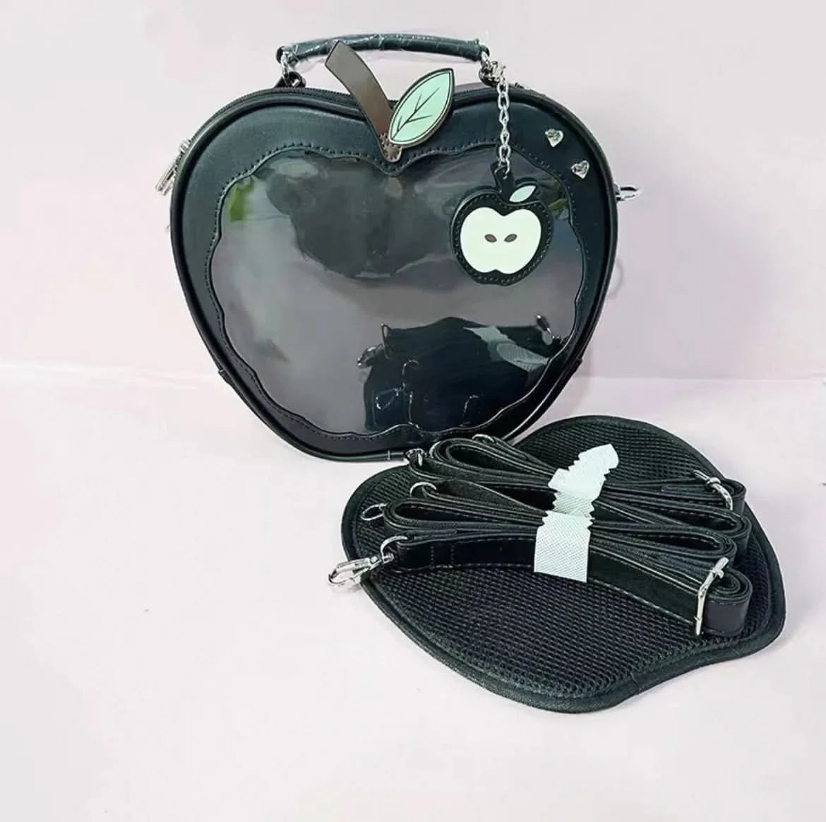 New Girl Harajuku Niche Design Apple Crossbody Bag Handbag Sweet Style Cute Ulzzang Ita Bag Y2K Backpack Preppy Style ItaBag - M & M Global