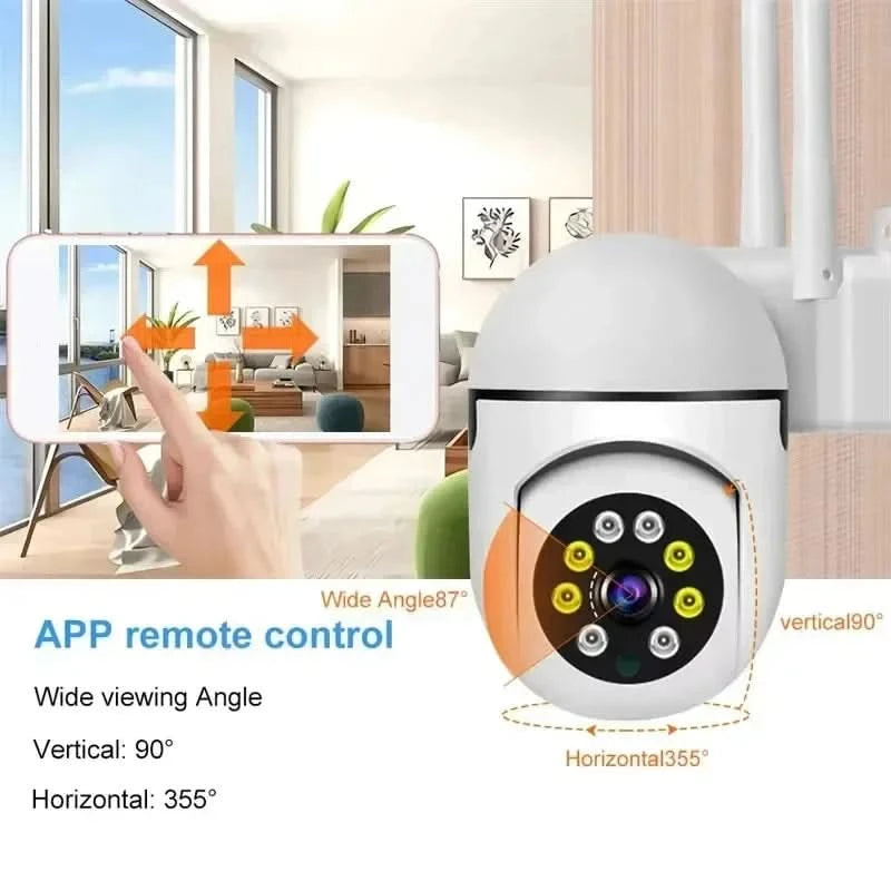 2MP Tuya Wifi IP Camera Smart Home Surveillance Camera HD 1080P Security Video Surveillance Supprt Two Way Audio Mobile Motion - M & M Global
