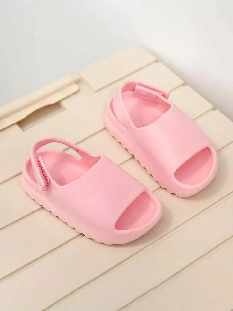 Fashionable and minimalist children's sandals with EVA soft sole suitable for boys and girls beach shoes and river tracing shoes - M & M Global