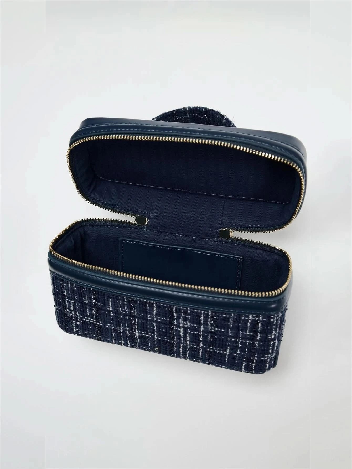 Women's bag 2024 autumn and winter new small square bag with hard single shoulder cross-body portable fashion box bag women - M & M Global