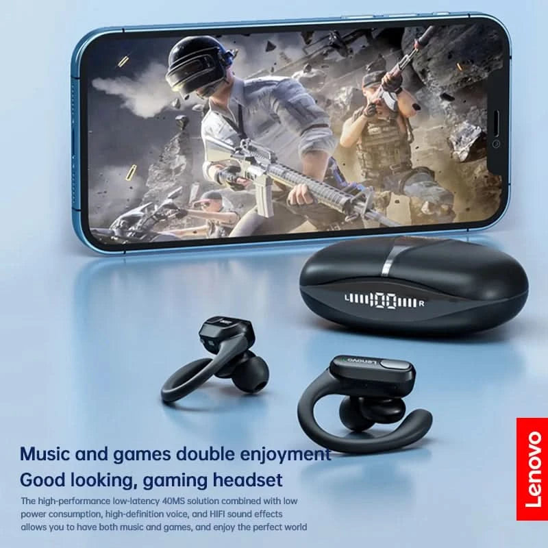 Original Lenovo XT80 Sports Wireless Earphones with Mics, LED Power Display,Hifi Stereo Sound Bluetooth 5.3 TWS HeadphHeadphones - M & M Global