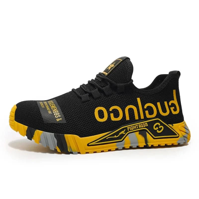 Soft-soled comfortable anti-smash and anti-puncture safety shoes