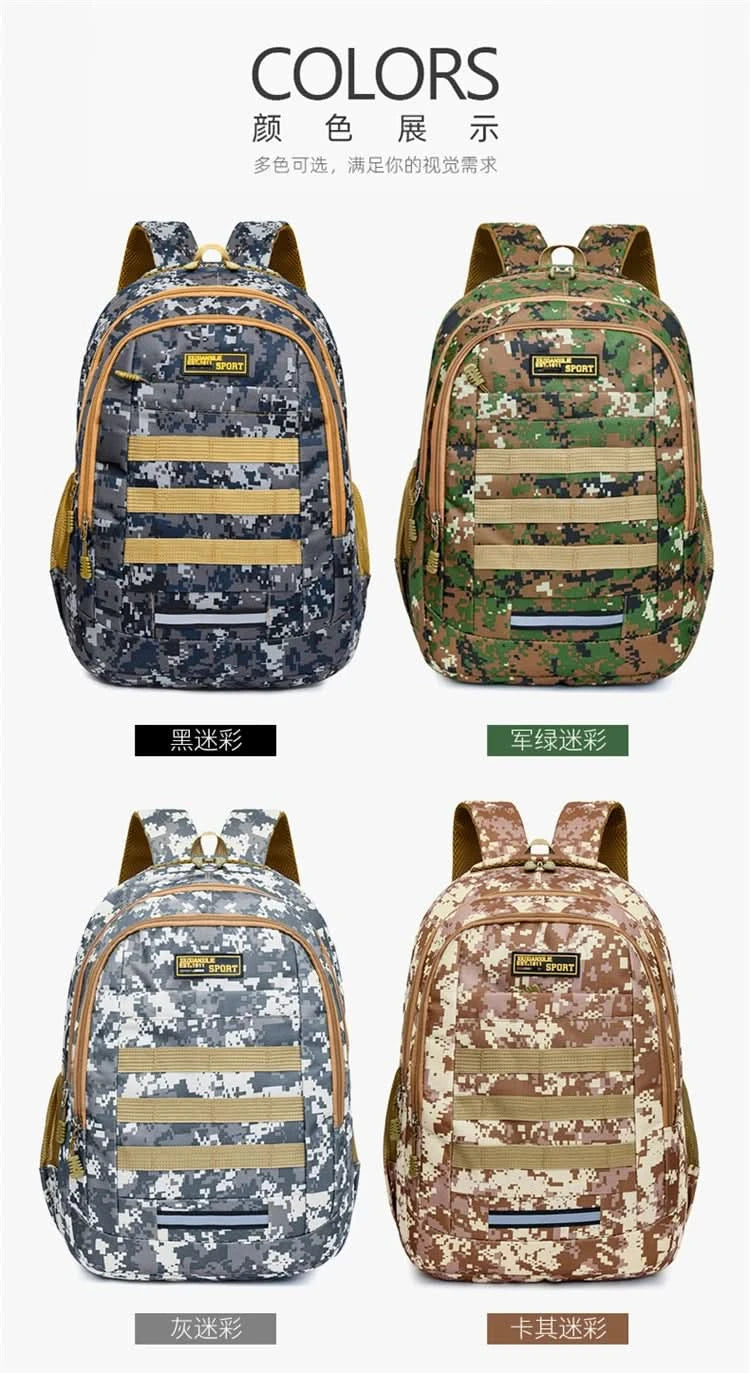 High Quality Large Capacity Outdoor Tactical Backpacks Waterproof Multi Functional hiking bag Outdoor Trekking Camping Backpack - M & M Global