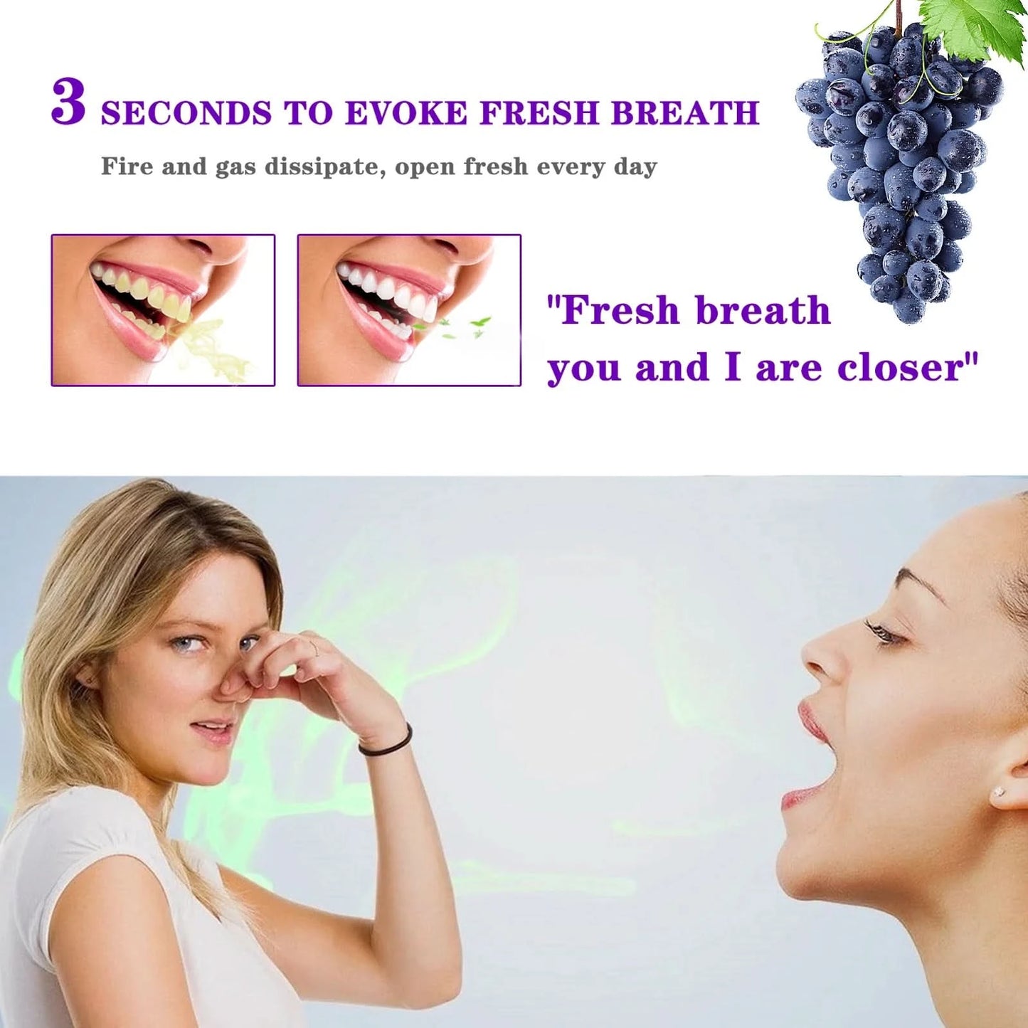 Fresh Oral Spray Clean Oral Prevent Bad Breath Leave Fragrance For A Long Time Portable Oral Spray Suitable For Both Men & Women - M & M Global
