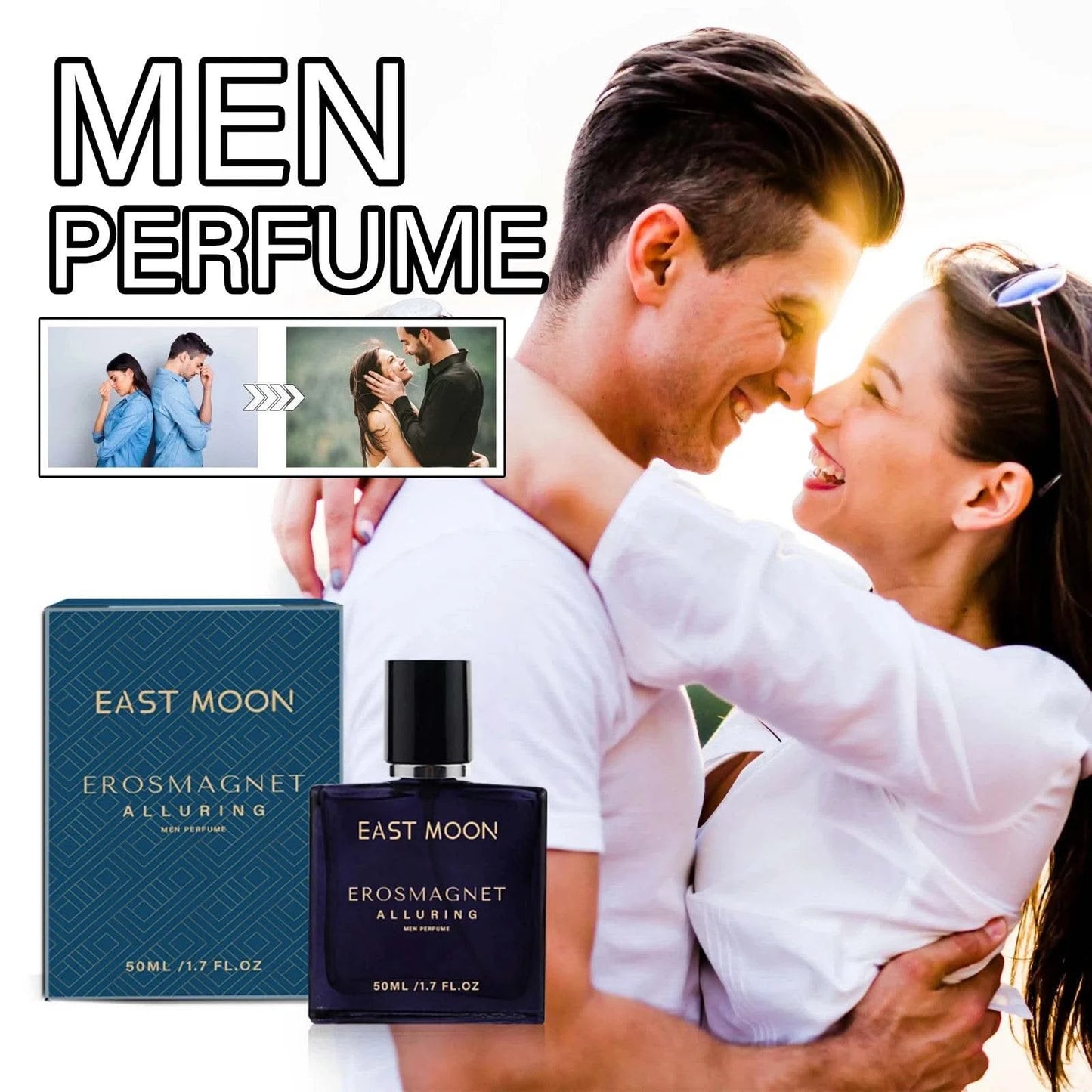 EAST MOON Men Perfume Make You Exude a Youthful and Masculine Atmosphere and Release Your Youthful Charm Perfume for Men 50 ml - M & M Global