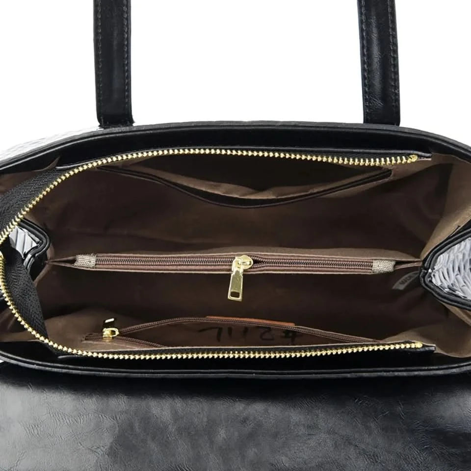 Luxury Shoulder Tote Bag Alligator Patent Leather Hand Bags for Women 2025 Designer Daily commuting Handbags HIgh Quality Sac - M & M Global
