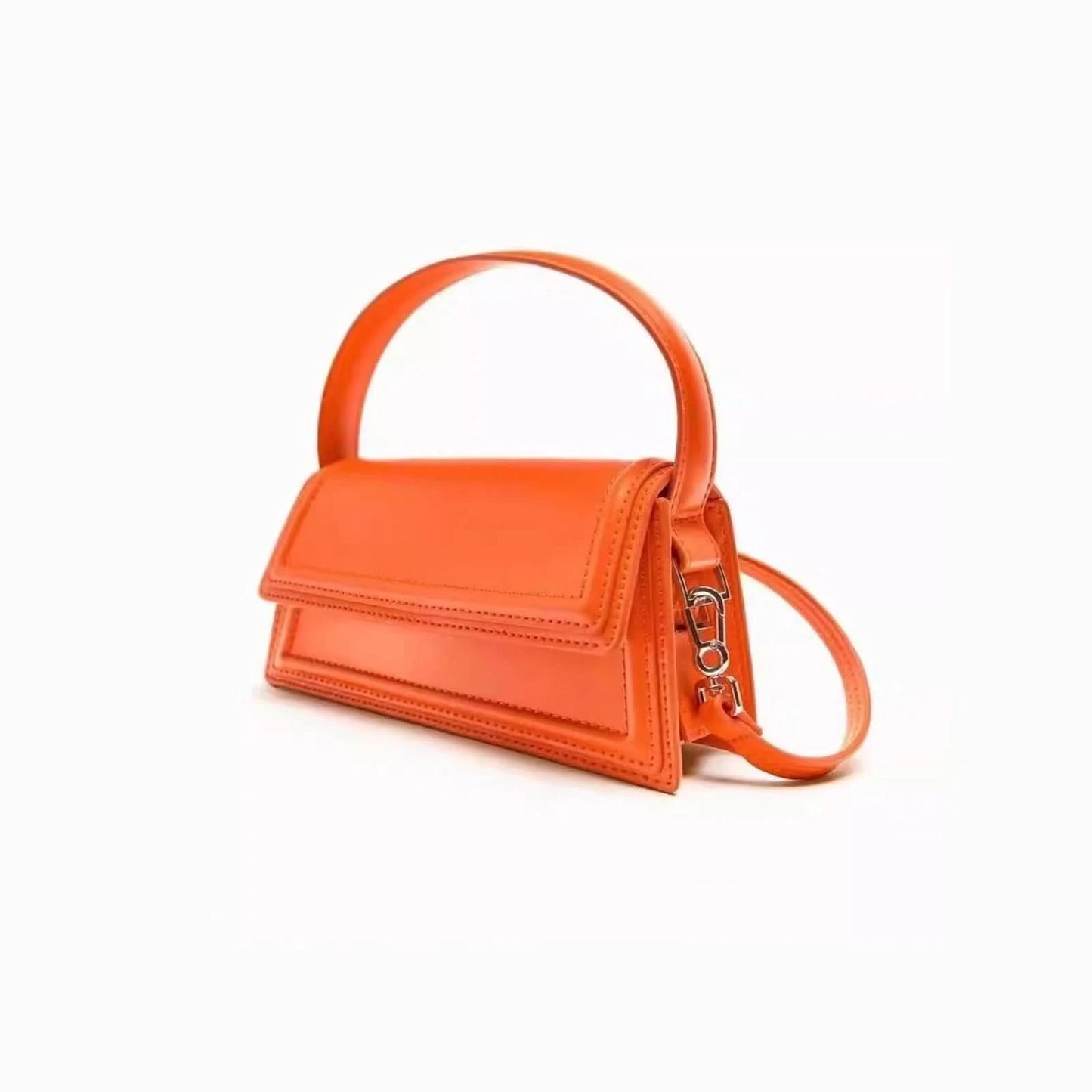 2024 summer new brown Mini City crossbody bag Black casual fashion hand bill shoulder bag - M & M Global