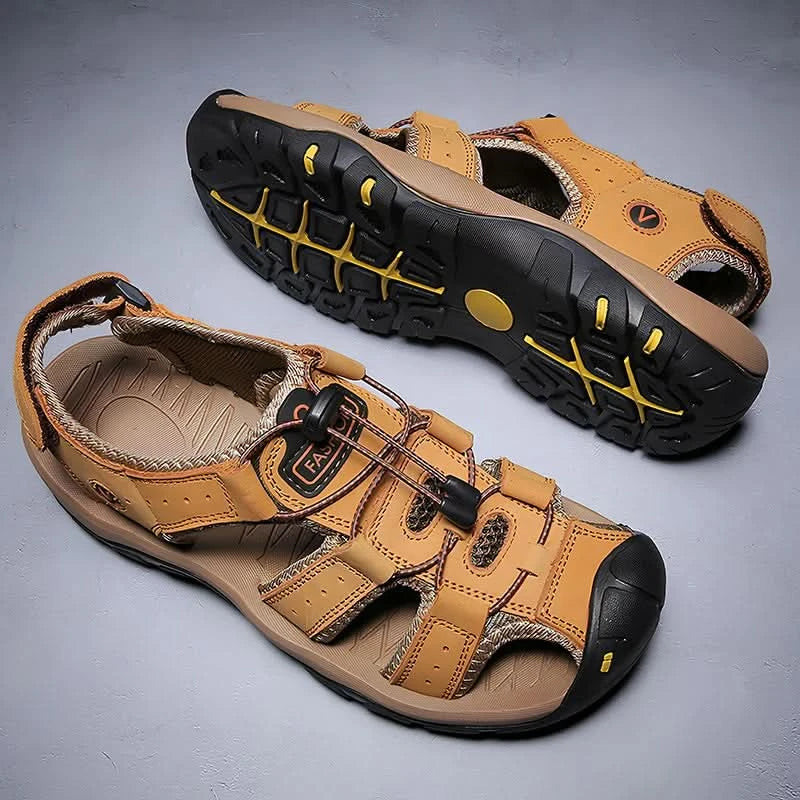 Outdoor Wading Summer Sandals For Men Anti Slip Cool Casual Shoes With Arch Support Plus Size 38-48 Beach Sandalias - M & M Global