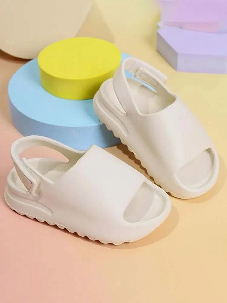 Fashionable and minimalist children's sandals with EVA soft sole suitable for boys and girls beach shoes and river tracing shoes - M & M Global