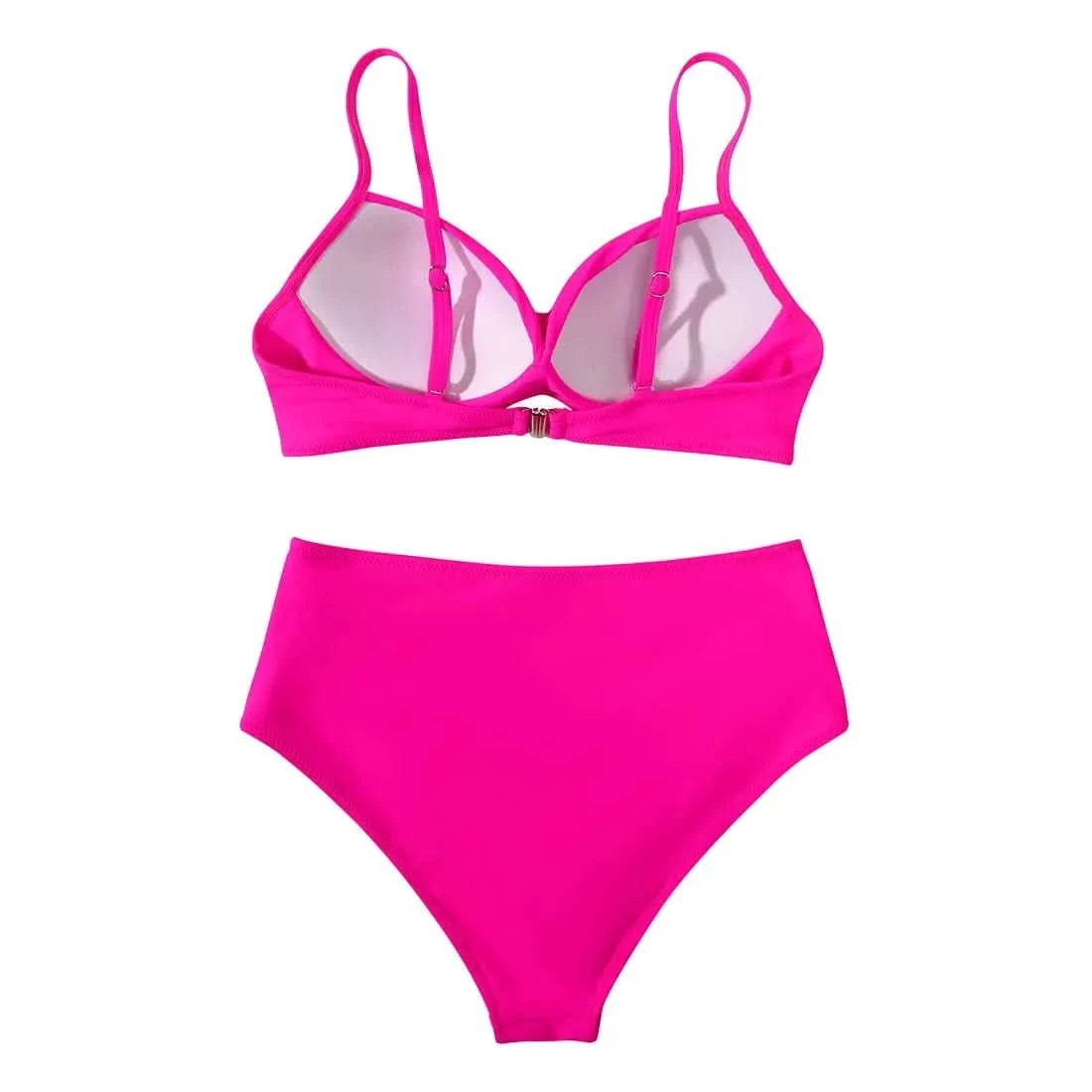 Vintage High Waist Bikinis 2025 Women Push Up Swimwear Printed Swimsuit Female Beachwear Summer Bathers Bathing Suit Swimming - M & M Global