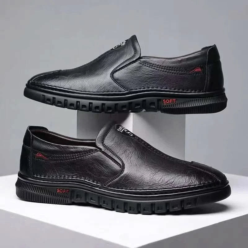2024 New Hot Selling Men's Sports Shoes Casual Small Leather Shoes Bean Shoes Chef Shoes 39-44 Men's Shoes Dress Shoes Sneakers - M & M Global