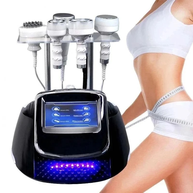2024 5D 80k Cavitation + RF+Vacuum Body Slimming Fat Burner Health Machine 6 in 1 Ultrasound Massager Weight Loss Beauty Device - M & M Global
