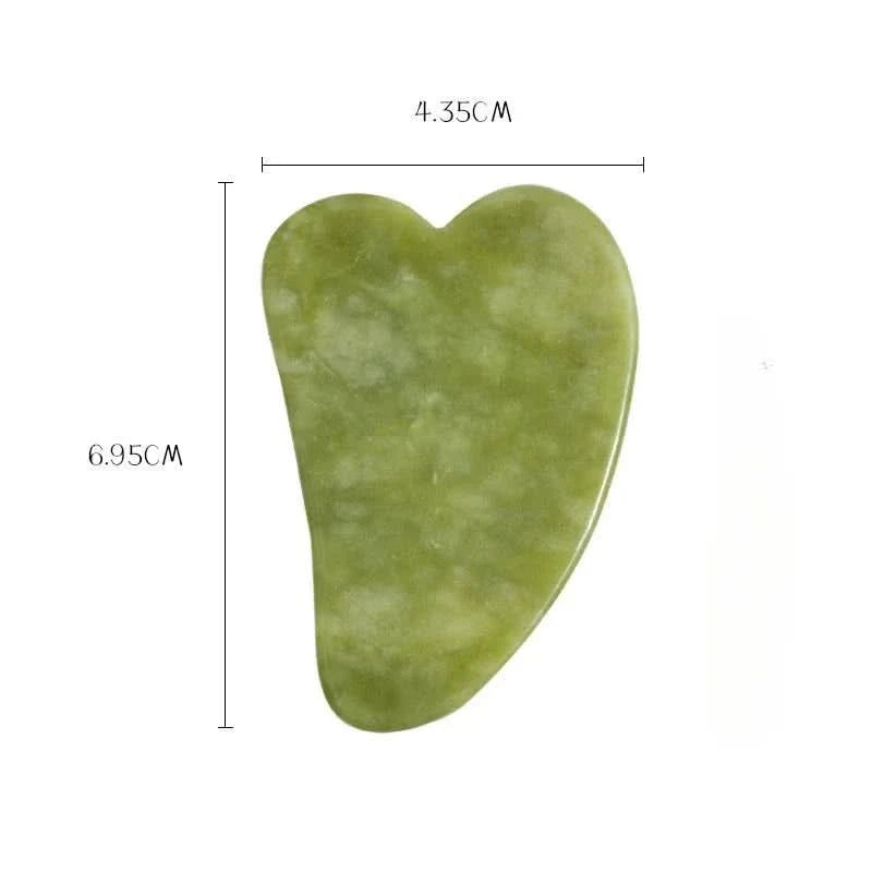 Jade Massagers For Face Body Gua Sha Scraper Beauty Facial Roller Set Natural Gouache Stone Massage Slimming Skin Care Lift box - M & M Global