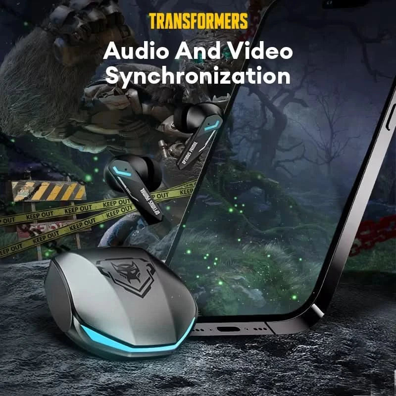 Ship From US Transformers Bluetooth Earphones Wireless Gaming Headset GM2 Pro Low Latency Earbuds HD Call with Mic 2025 New