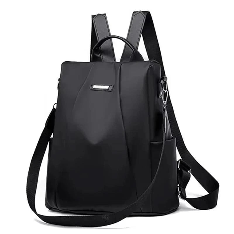 New Women's Multifunction Backpack Casual Solid Color School Bag For Girls Fashion Detachable Strap Travel Shoulder Bag - M & M Global