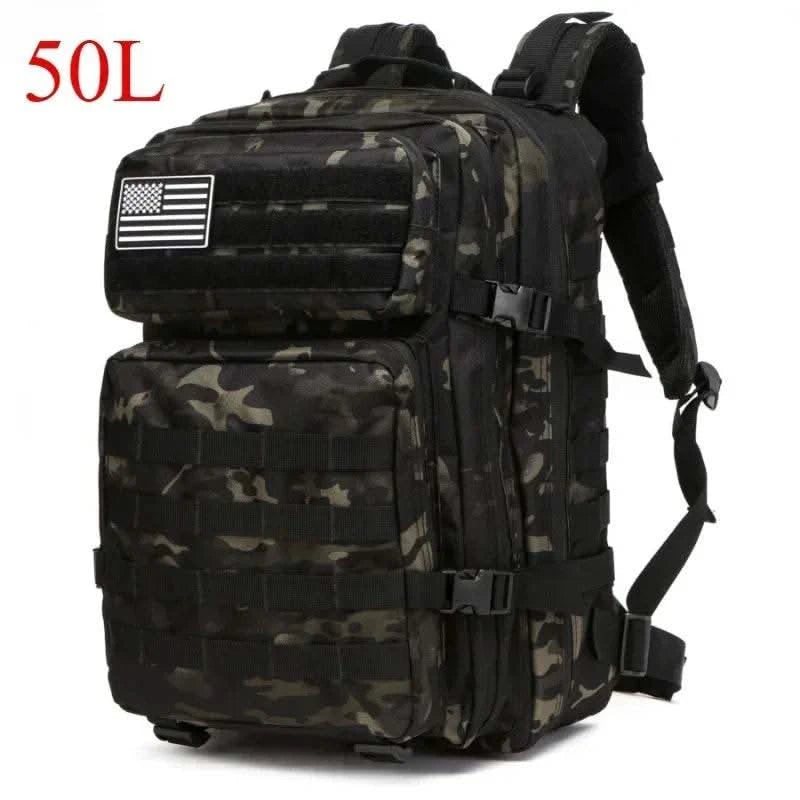 25L/50L Tactical Backpack Molle Bag Outdoor Bags Backpack for Hiking Camping Trekking Hunting Fishing GYM Bags Backpacks - M & M Global