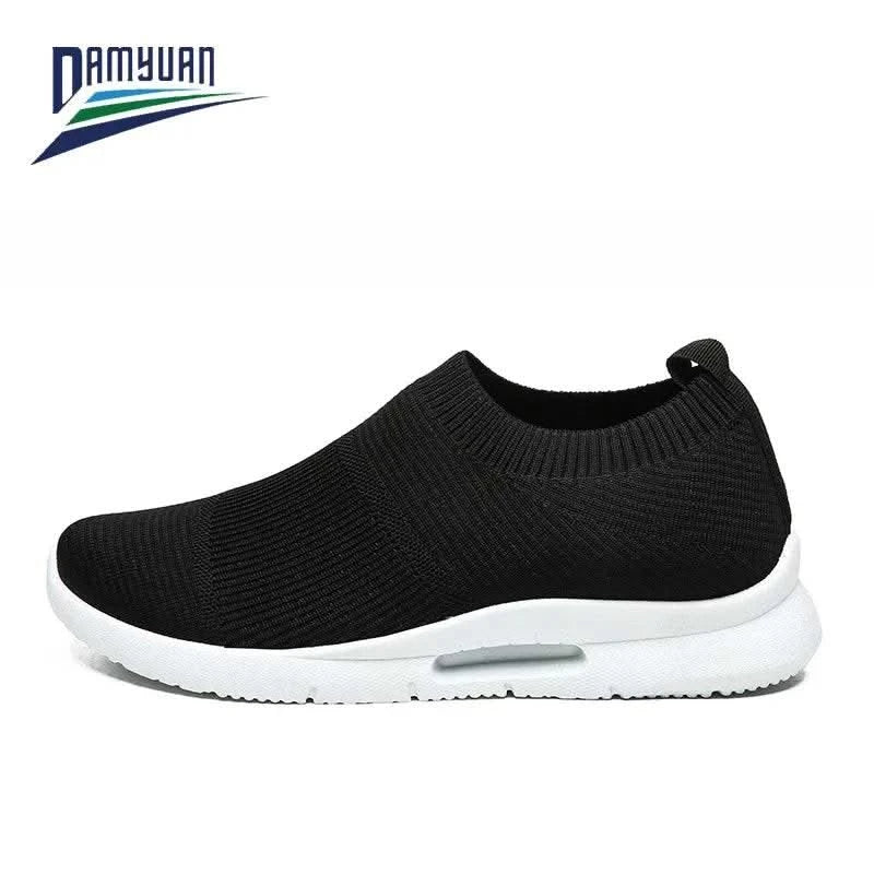 Damyuan Men Light Running Shoes Jogging Shoes Breathable Man Sneakers Slip on Loafer Shoe Men's Casual Shoes Size 46 2020 - M & M Global