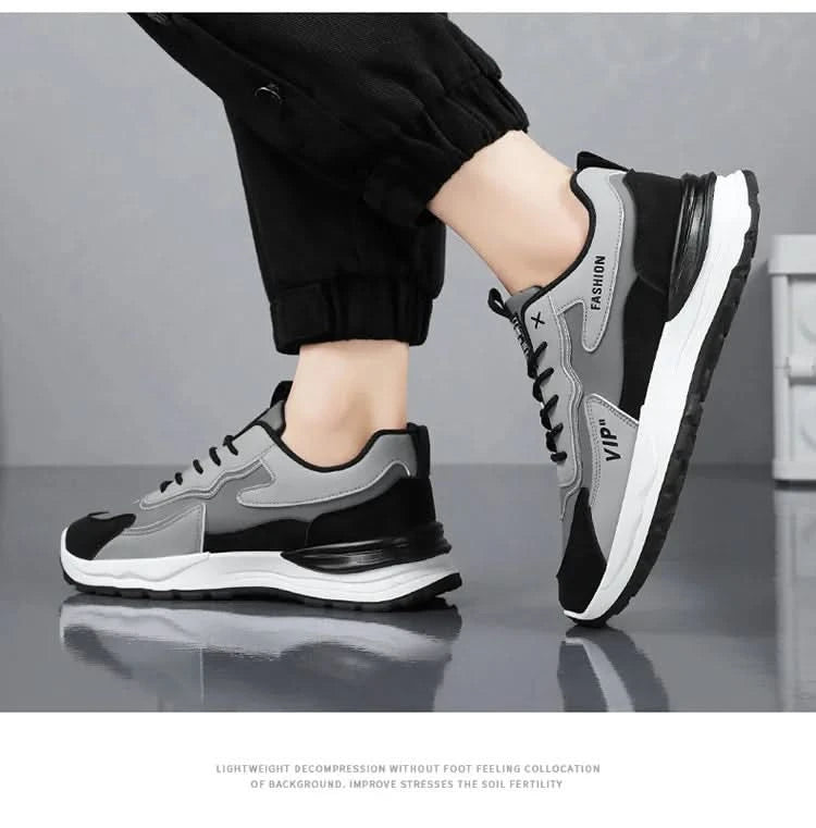 Summer men's new breathable Forrest Gump shoes men's sports shoes Korean version versatile thick sole casual running dad shoes - M & M Global